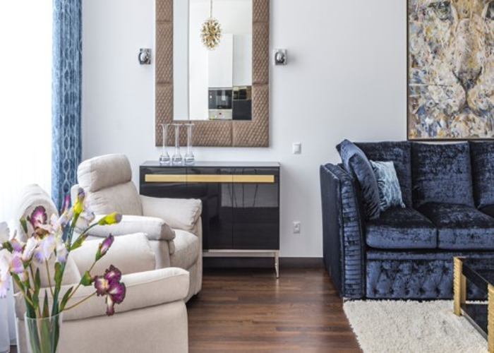 Laminate flooring in living room FT Colorado Springs 